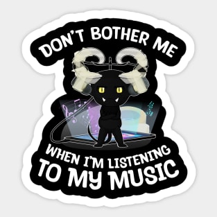 Headphones Imp Sticker